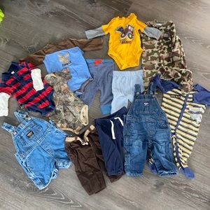 12 piece 3-6 month baby boy clothes